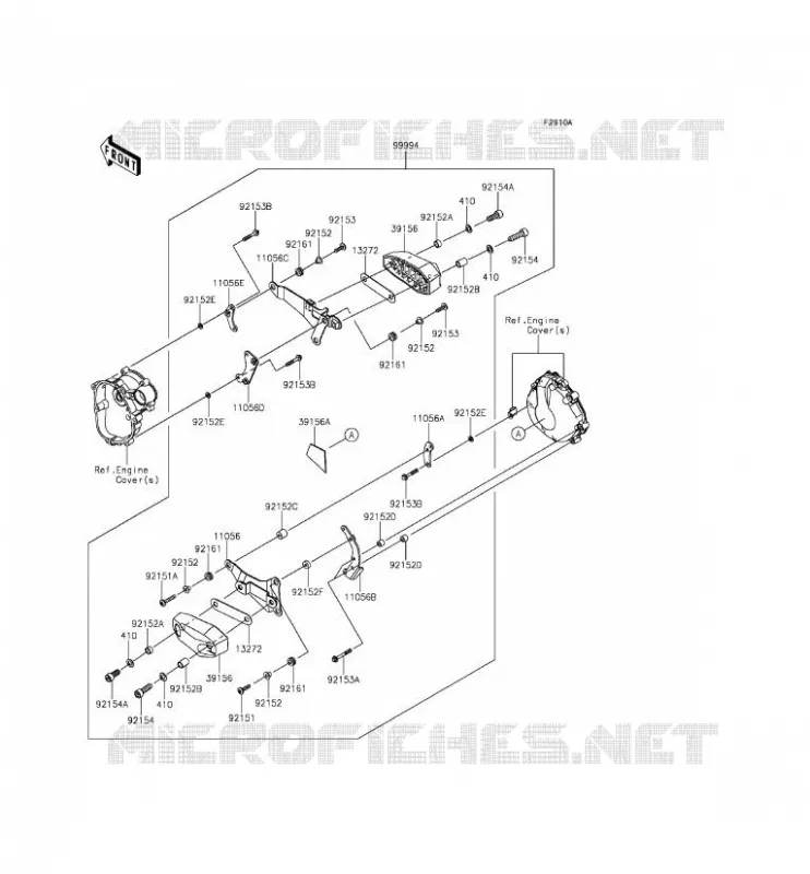 ACCESSOIRE (PROTECTION MOTEUR) Kawasaki MOTOS 636 2013 NINJA ZX-6R ABS  ZX636FDF