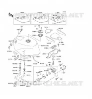 RESERVOIR CARBURANT pour Kawasaki ZXR750 1992
