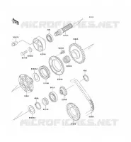 ARBRE GENERATEUR pour Kawasaki ZXR750R 1993