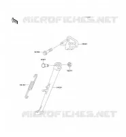BEQUILLES pour Kawasaki ZXR750R 1993