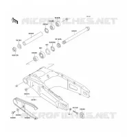 BRAS OSCILLANT pour Kawasaki ZXR750R 1993