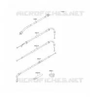 CABLES pour Kawasaki ZXR750R 1993