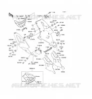 CARENAGE INFERIEUR pour Kawasaki ZXR750R 1993