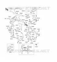 CARENAGE pour Kawasaki ZXR750R 1993