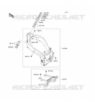 CH&Acirc;SSIS pour Kawasaki ZXR750R 1993