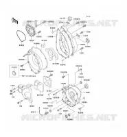 COUVERCLES MOTEUR pour Kawasaki ZXR750R 1993
