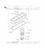 CYLINDRE/PISTON pour Kawasaki ZXR750R 1993