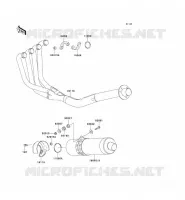 &Eacute;CHAPPEMENT pour Kawasaki ZXR750R 1993