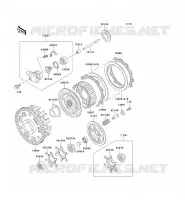 EMBRAYAGE pour Kawasaki ZXR750R 1993