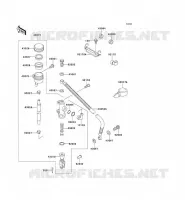 MAITRE CYLINDRE ARRI&Egrave;RE pour Kawasaki ZXR750R 1993