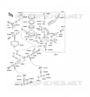 MAITRE CYLINDRE AV pour Kawasaki ZXR750R 1993