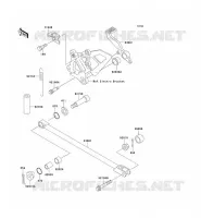 PEDALE DE FREIN/TORQUE LINK pour Kawasaki ZXR750R 1993