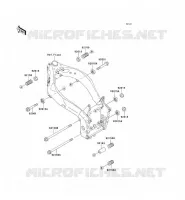 PIECE DE CADRE (COUVERTURE) pour Kawasaki ZXR750R 1993