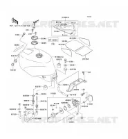RESERVOIR CARBURANT pour Kawasaki ZXR750R 1993