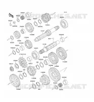 TRANSMISSION pour Kawasaki ZXR750R 1993