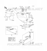 RESERVOIR CARBURANT pour Kawasaki NINJA ZX-7R 1998