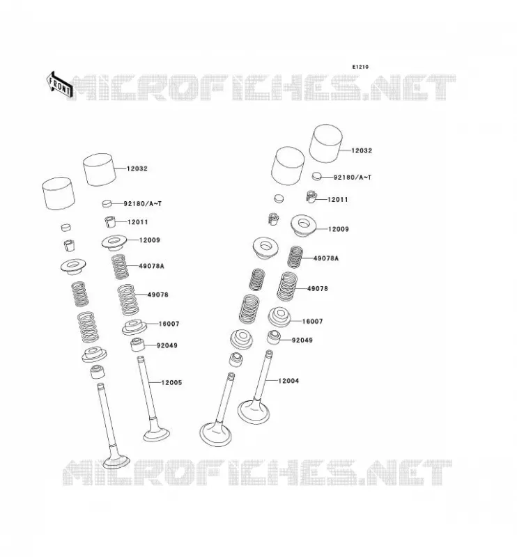 SOUPAPE Kawasaki MOTOS 750 2000 NINJA ZX-7R  ZX750-P5