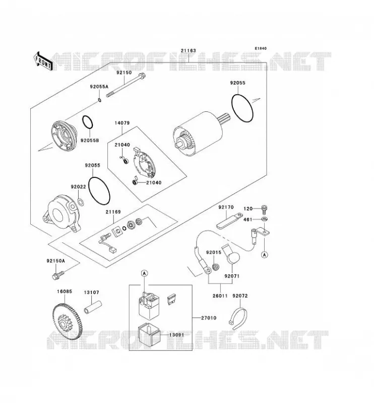 D&Eacute;MARREUR Kawasaki MOTOS 750 2000 NINJA ZX-7R  ZX750-P5