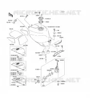 RESERVOIR CARBURANT pour Kawasaki NINJA ZX-7R 2002