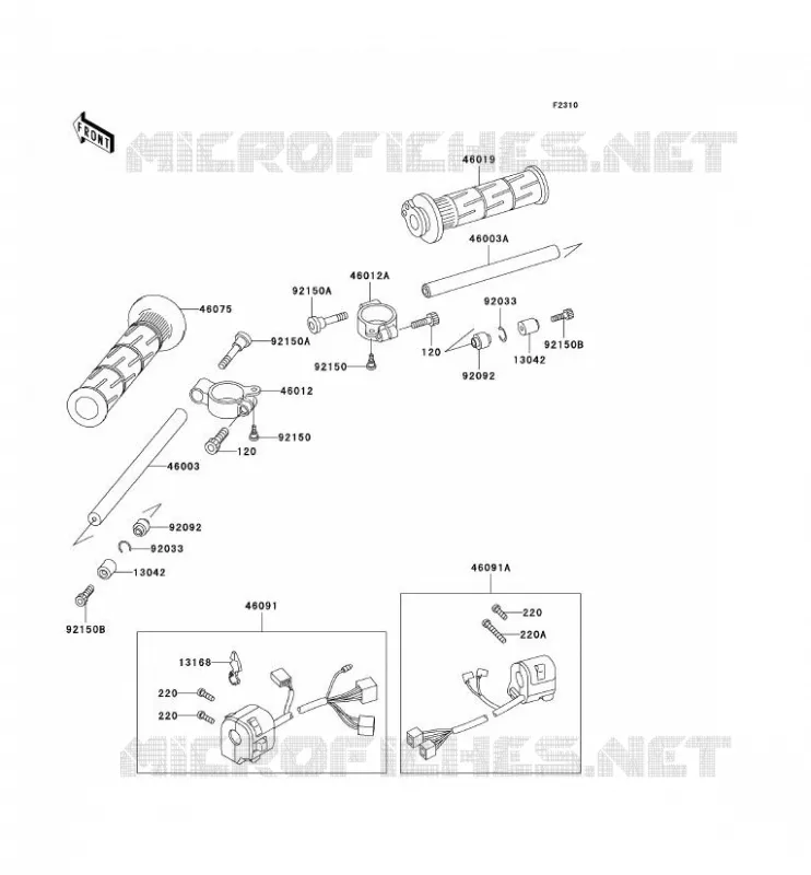 GUIDON Kawasaki MOTOS 750 2002 NINJA ZX-7R  ZX750-P7