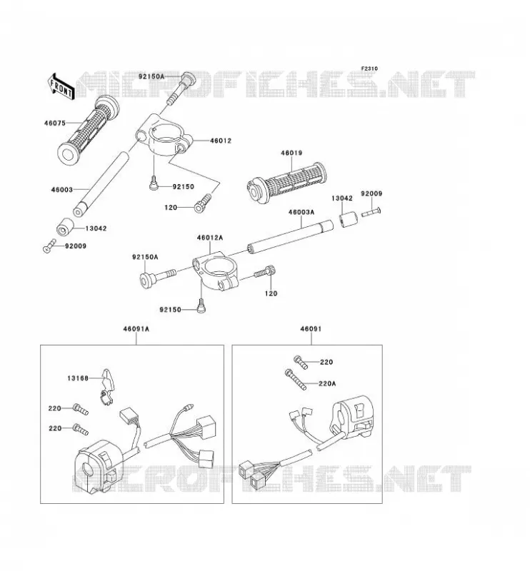 GUIDON Kawasaki MOTOS 900 1994 NINJA ZX-9R  ZX900-B1