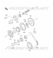 ARBRE GENERATEUR pour Kawasaki NINJA ZX-9R 1995