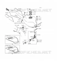 RESERVOIR CARBURANT pour Kawasaki NINJA ZX-9R 1998