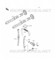 ARBRE A CAME/TENDEUR pour Kawasaki NINJA ZX-9R 1998