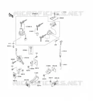 CONTACTEUR SERRURE/R&Eacute;FLECTEUR pour Kawasaki NINJA ZX-9R 2000