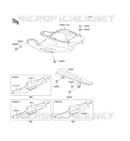 CACHE LAT&Eacute;RAL/GARDE CHAINE pour Kawasaki NINJA ZX-9R 2000