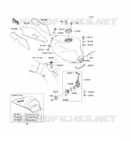 RESERVOIR CARBURANT pour Kawasaki NINJA ZX-9R 2000