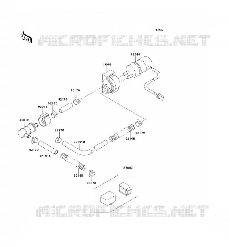 POMPE A ESSENCE Kawasaki MOTOS 900 2000 NINJA ZX-9R  ZX900-E1P
