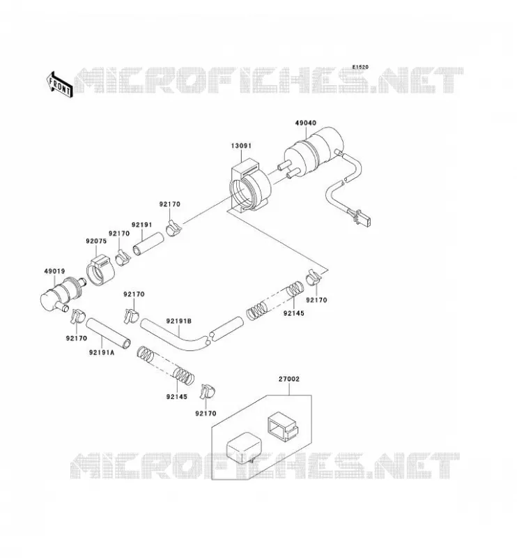 POMPE A ESSENCE Kawasaki MOTOS 900 2000 NINJA ZX-9R  ZX900-E1P