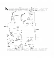 CONTACTEUR SERRURE/R&Eacute;FLECTEUR pour Kawasaki NINJA ZX-9R 2001