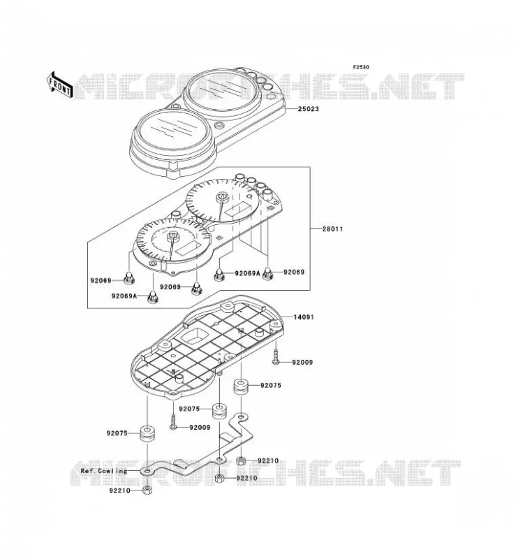 COMPTEURS Kawasaki MOTOS 900 2002 NINJA ZX-9R  ZX900-F1H