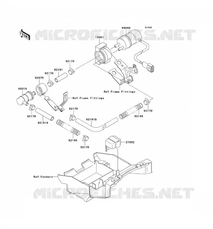 POMPE A ESSENCE Kawasaki MOTOS 900 2002 NINJA ZX-9R  ZX900-F1P