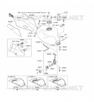 RESERVOIR CARBURANT pour Kawasaki NINJA ZX-9R 2003