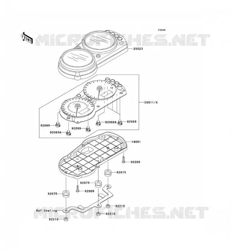 COMPTEURS Kawasaki MOTOS 900 2003 NINJA ZX-9R  ZX900-F2