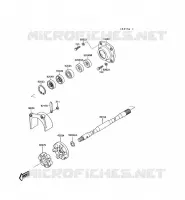 ARBRE DE TRANSMISSION pour Kawasaki JET MATE 1989