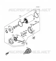 D&Eacute;MARREUR pour Kawasaki JET MATE 1989