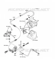 REFROIDISSEMENT pour Kawasaki JET MATE 1989