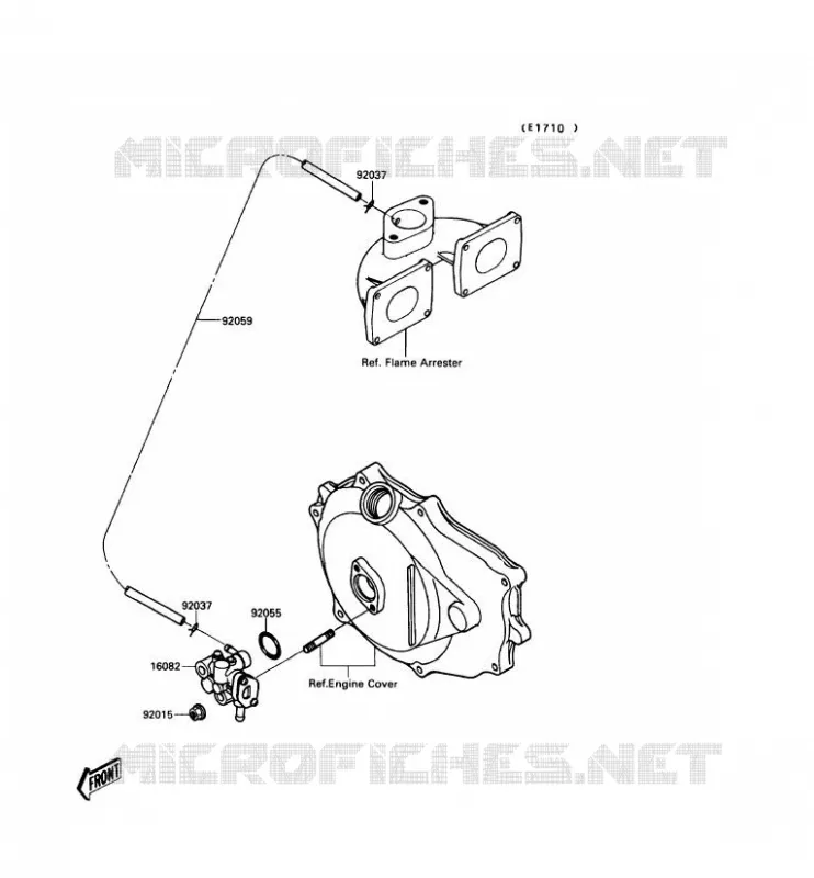 POMPE A HUILE Kawasaki JET SKI 650 1989 JET MATE  JB650-A1