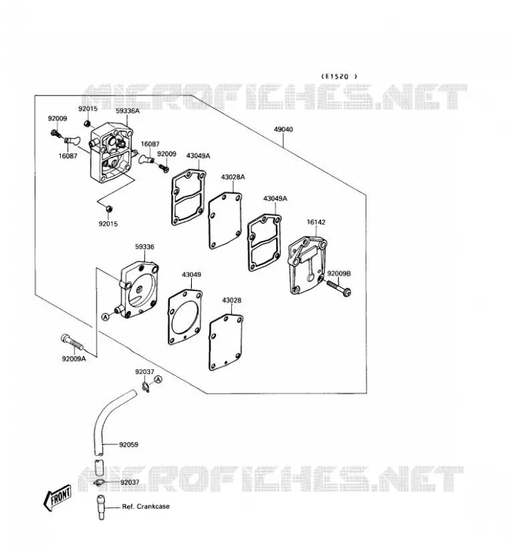 POMPE A ESSENCE Kawasaki JET SKI 650 1990 JET MATE  JB650-A2