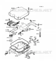 BOBINE D'ALLUMAGE pour Kawasaki JET MATE 1992