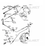 CABLE pour Kawasaki JET MATE 1992