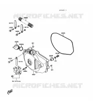 COUVERCLES MOTEUR pour Kawasaki JET MATE 1992