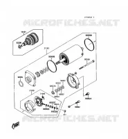 D&Eacute;MARREUR pour Kawasaki JET MATE 1992
