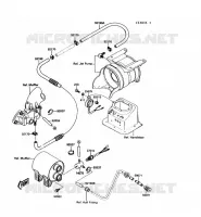 REFROIDISSEMENT pour Kawasaki JET MATE 1992