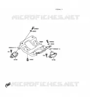 SUPPORT MOTEUR pour Kawasaki JET MATE 1992