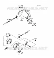 TRINGLE(REVERSE) pour Kawasaki JET MATE 1992